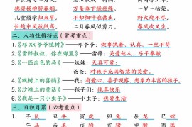 二下语文期中复习核心考点汇总（10大知识点）13页