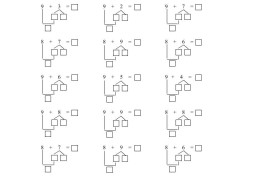 【2025秋新版】一年级数学上册『20以内凑十法』练习题16份