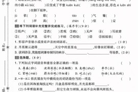 25学年四上语文第一单元拔尖测试卷-庄稼（含答案5页）