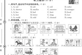 2024-2025小升初《英语期末模拟卷》人教版