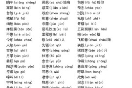 四下语文期中常考七大重点题型专项训练