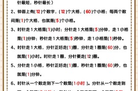 【2025秋新版】三年级上册数学期末知识考点