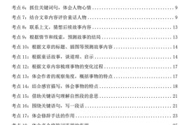 三上语文阅读理解与答题模板（32页）