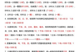 【2025秋新版】三年级数学上册必考考点总结+易错陷阱题！