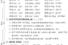 拼音汉字二下语文期末2