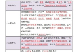 六年级语文下册全册知识点精讲33页