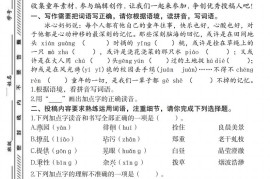 2025学年第二学期五年级下册第一单元语文情景化试题