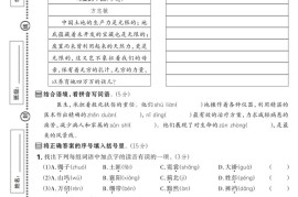 2024-2025学年五年级下语文第四单元综合素养评估卷