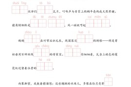 【情境中看拼音写词语】四下语文